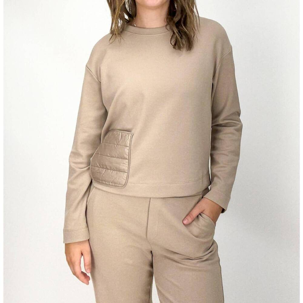 NEW MARGITTES clara top in tan